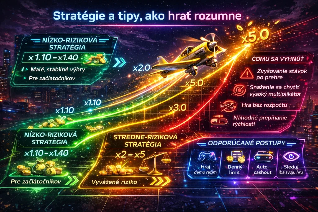 Stratégie a tipy, ako hrať rozumne